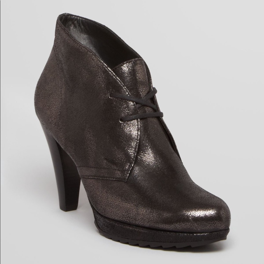 Paul Green Lace Up Platform Booties New York High Heel
